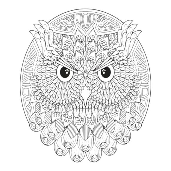 Printout Bird Mandalas Coloring #1 (31 Pages) - Picture 2 of 6